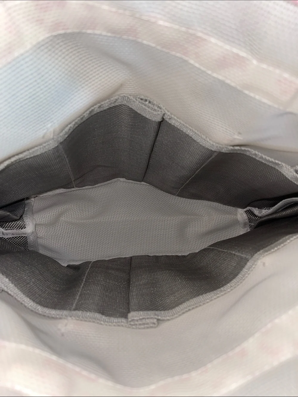 Pink Heart Print Bath Shower Caddy Tote